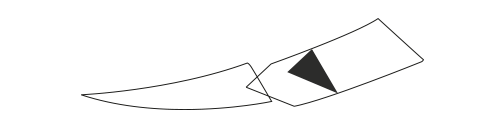 Conventional cutting tip shape