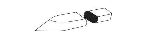 Spatula tip shape