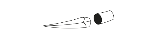 Taper Cut tip shape